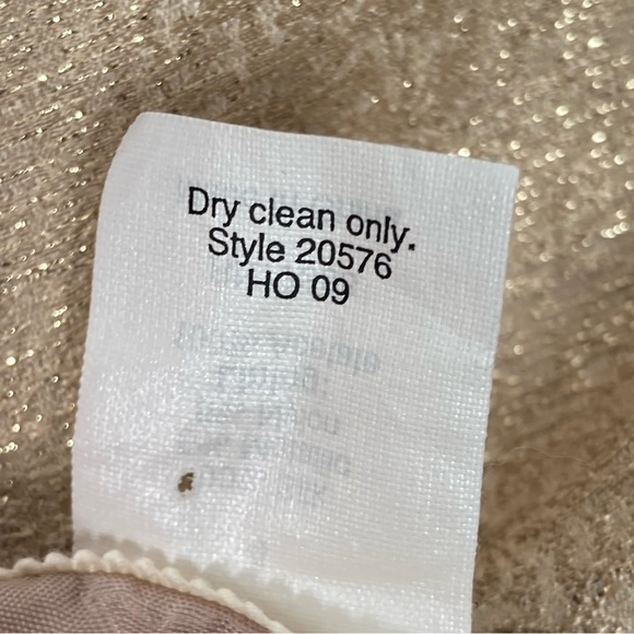 J Crew Womens Pleat Front Silk Blend A-Line Skirt Size 4 Gold Metallic - Picture 12 of 12